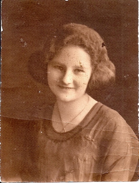 Aunt Mildred as a young girl