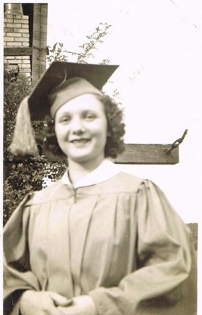 Aunt Sylvia High School Graduation 1938