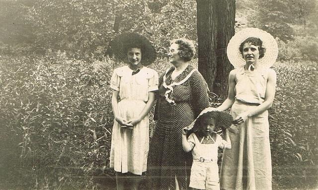 Doris Grandma W Mom and me typical Sunday