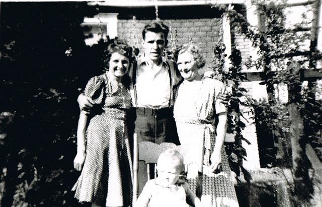 Mom Dad and Grandma W