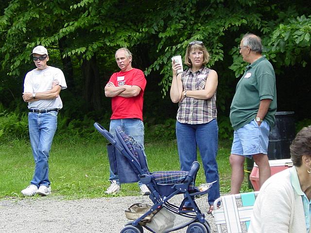 2004 Reunion Brian, Dave, Pam and Paul