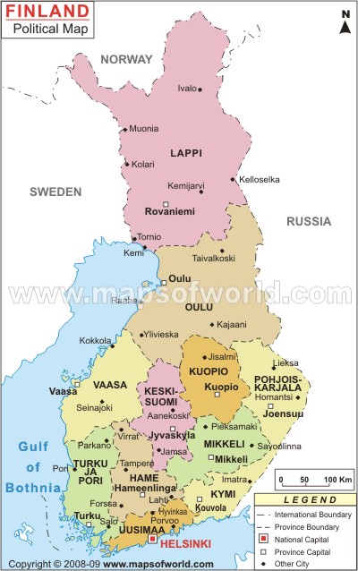 map-finland